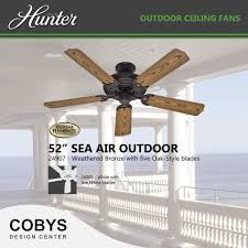 Hunter landry 52 inch white ceiling fan with light kit. Cobys Hf24909 Hunter Ceiling Fan 52 Sea Air White Finish Php 14 800 Facebook