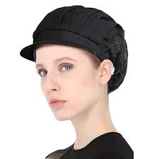 Amazon.com: 4 or 8 Pack Chef Hat Kitchen Cooking Chef Cap Adjustable Food  Service Hair Nets Reusable Washable Mesh Bouffant Beanie (One Size, 4 Pack  Brim Black, one_Size): Clothing, Shoes & Jewelry