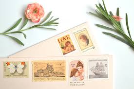 Love Wedding Stamps Vintage Wedding Postage Stamp Champagne Peach Flower Suite For Mailing Invitations Wedding Stamp Wedding Postage Wedding Postage Stamps