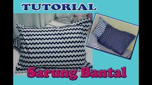 Sablon kaos custom, mau dipakai sendiri atau jualan, bebas!. Tutorial Cara Menjahit Sarung Bantal Tidur Pigura Youtube