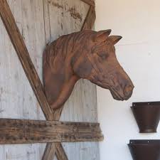 Noble Steed Horse Head Wall Mount Horse Decor Equestrian Decor Farmhouse Wall Decor