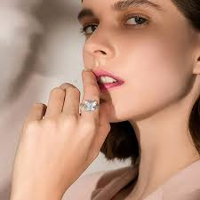 Bestyle Sterling Silver Jewelry, Adjustable Butterfly Ring with Diamond  Birthstone, Size 6-12, Birthday Gift