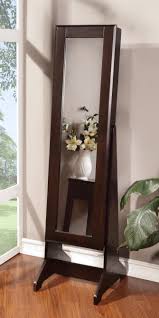 Pottery barn mckenna leather jewelry armoire. Discovery World Furniture Espresso Jewelry Box Mirror Kfs Stores