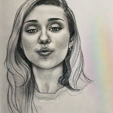 This Drawing Is Seriously So Beautiful Smilers Never Fail To Amaze Me Mileycyrus Artist Milena S1 Miley Cyrus Beautiful Artist