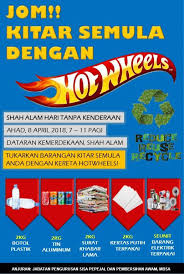 Bekas jem dan minuman boleh diguna semula dengan menyimpan makanan dan barang lain. Sekitar Program Car Free Day Shah Alam Icycle Global