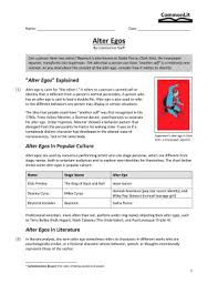 You do not need to have read alice in wonderland to be able to answer these questions. Alter Egos Commonlit Answers Fill Online Printable Fillable Blank Pdffiller
