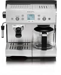 Espresso yourself with stunning coffee machines. Krups Xp160050 Coffee Maker And Stainless Espresso Machine Combination Black Kitchen And Dining Store