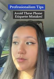 As you get older, having proper phone etiquette will help set you apart. 1)  Set up a professional voicemail message. 2) Clean up your voicemail  messages so people can leave a message when you’re ...