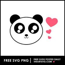 We have 47 free panda vector logos, logo templates and icons. Cute Panda Free Svg Iheart Svg Free Svg Free Halloween Fonts Svg