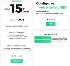 Forfait red by sfr tarifs. Forfait Mobile Sfr Red 100 Go A 15 Et Fibre 1 Gb S A 23 Kulturegeek