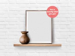 Download Non Photoshop Mockup Frame On The Shelf By Withoutphotoshop Thehungryjpeg Com