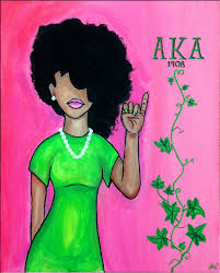 Ivy And Grace Aka Sorority Aka Alphakappaalpha 1908 Canvastherapy Paint Acrylic Paintandsip Wine Aka Sorority Sorority Canvas Paintings Sorority Art
