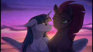 Twilight sparkle and tempest shadow