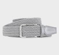 Men's Elastic Light Gray Belt - Macade Golf