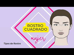 Rostro cuadrado de mujer
