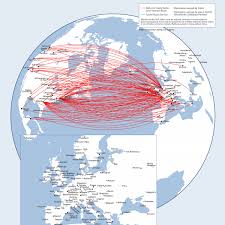 Route Map Between U S Europe Delta News Hub