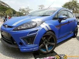 New fiesta akan menjadi penantang serius untuk honda jazz serta toyota. Wrapped Modified Ford Fiesta With Bodykit And Vossen Rota Rim Fitted