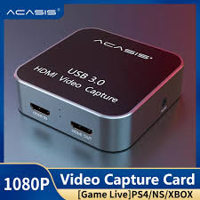 Transfer video to your mac or pc from a vcr, dvr, camcorder, or any other analogue video device as a high quality h.264 file. Black Audio Video Capture Card Full Hd 1080p 60fps With Loop Out Hdmi To Usb 3 0 Input 4k To 4k Output Compatible With Windows Os Linux Desktop And Laotop For Streaming Pc Xbox Mac Ps4 Ps5
