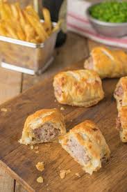 Score the top of each roll. Homemade Sausage Rolls