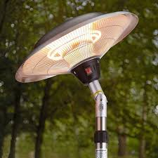 The safety of electric patio heaters depends on factors such as whether they installed correctly, whether they have a strong stand to withstand heavy winds and their location. Garden Glow Tilting Electric Patio Heater Free Standing 2100w 3 Settings Outdoor Adjustable Outdoor Heaters Fire Pits Patio Heaters