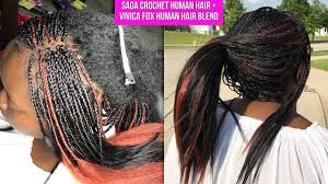 There are synthetic braiding hair with variety styles such as new yaky braiding, deep braiding, body wave braiding afro kinky braiding, super french braiding, afro marley. Micro Braids W Crochet On Long Hair W Human Hair Blend Youtube