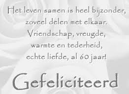 Leuke 60 Jaar Getrouwd Felicitatie Plaatjes