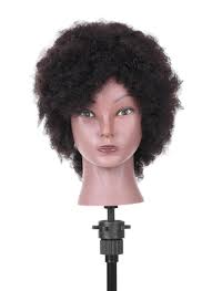 Glass mannequin head black glass head life size free shipping maddogantiques. Afro Mannequin Head Hairdressing Training Head For Practice Styling Braiding African American Dummy Head With 100 Human Hair Black Chicuu Com