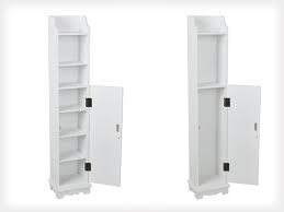 The mirrors also make your bathroom look bigger and brighter by reflecting light and adding a feeling of openness to the space. Wooden Slim Bathroom Storage Cabinet Shelf Crazy Sales We Have The Best Daily Deals Online