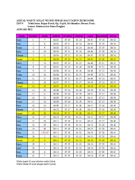 Jadual waktu buka puasa dan imsak ramadhan 2021 negeri perak. Waktu Solat 2012 Zon5 Perak