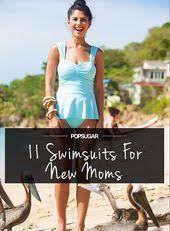 This is definitely some of the best postpartum swimwear out there when it includes some ruching. Beach Blanket Mama The Best Bathing Suits For New Moms Mom Swimsuit Mom Bathing Suits Post Baby Swimsuit