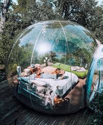 Hippie Travel Inspiration On Instagram This Is Amazing Would You Stay Here Follow Travelinghippievibes F Garden Igloo Bubble Tent Outdoor Tent