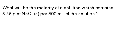 How many grams of naoh are require to neutralize 37.0 ml of a 0.500 m h2so4 solution? What Is The Molarity Of A Solution That Contains 30 Grams Of Naoh In 500 Milliliters
