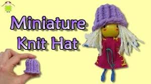 It can be of any design and is generally worn at the front of the head. Miniature Knit Hat Knitting For Dolls Youtube