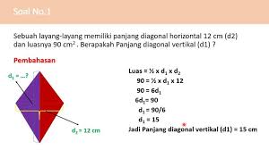 Dengan kata lain prisma adalah bangun ruang yang mempunyai penampang melintang yang selalu sama dalam bentuk dan ukuran. Mencari Diagonal Layang Layang Jika Diketahui Luas Layang Layang Matematika Belajar