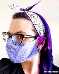 Diy Headbands With Buttons For Masks Jennifer Maker In 2020 Diy Headband How To Make Headbands Headbands
