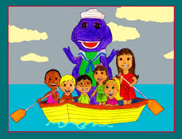 They where given the stuffed barney doll they loved it but really didn't. Sailing With Barney And The Backyard Gang By Bestbarneyfan On Deviantart