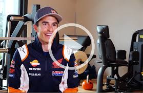Marc marquez explaining he has already done one back flip today (friday) so won't be repeating zarco's off the stage feat from the day before. Marc Marquez Continues His Recovery