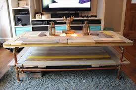 30 lbs (varies by size), steel, pine. Diy Pallet And Copper Pipe Coffee Table 101 Pallets