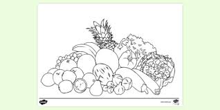 Pin by erica sirvinskas on color book for kids fruit coloring pages coloring books coloring book pages Fruits And Vegetables Colouring Page For Kids Colouring