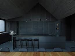 Dark grey kitchen with wood worktop oil change. Thirty Kitchens Designed By Architects