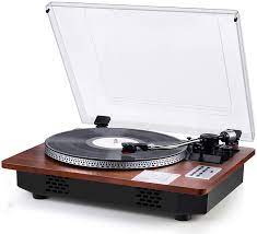 Record Player With Speakers Turntable For Vinyl Records Wireless In Out Usb Direct Vinyl To Mp3 Re Record Player Speakers Vintage Record Player Record Player