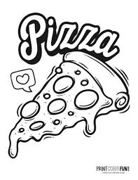 See more ideas about pizza coloring page, pizza art, preschool activities. Pizza Coloring Pages Slices Whole Pizza Pies Print Color Fun