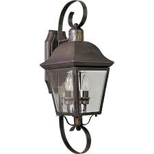 Find furniture & decor you love at hayneedle, where you can buy online while you explore our room designs and curated looks for tips, ideas & inspiration to help you along the way. Progress Lighting Andover Collection 2 Light Antique Bronze Clear Beveled Glass Farmhouse Outdoor Medium Wall Lantern Light P5688 20 The Home Depot