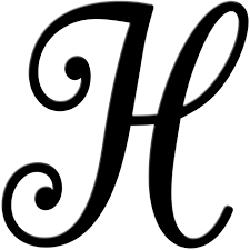 The space inside a letter that is either part of fully enclosed by the thick and thin. Free Image Fancy Cursive Black Letter H 1166x1166 Fancy Letters Fancy Cursive Metal Letters