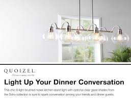 Quoizel Soho Brushed Nickel Transitional Kitchen Island Light In The Pendant Lighting Department At Lowes Com