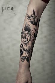 A bouquet of flowers is a perfect tattoo idea. Flower Tattoos Forearm Men Novocom Top