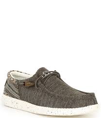Free shipping both ways on hey dude wally l sox funk from our vast selection of styles. Hey Dude Men S Wally Funk Herringbone Washable Slip Ons Dillard S