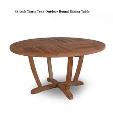 Here at outdoor elegance, we carry a wide range of teak outdoor dining setting options for. 48 Inches Teak Outdoor Round Table Tigris Teak Patio Furniture Teak Outdoor Furniture Teak Garden Furniture