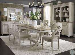 Farmhouse Reimagined Antique White Extendable Trestle Dining Table In 2021 White Dining Room Sets White Dining Room Dining Room Sets