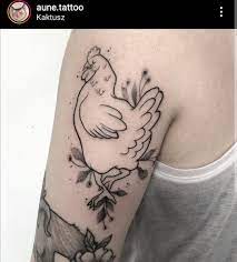 Chicken Tattoo By Aune Tattoo Chicken Tattoo Tattoos Animal Tattoo